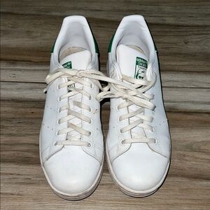 Adidas Stan Smith Classic White and Green Shoes